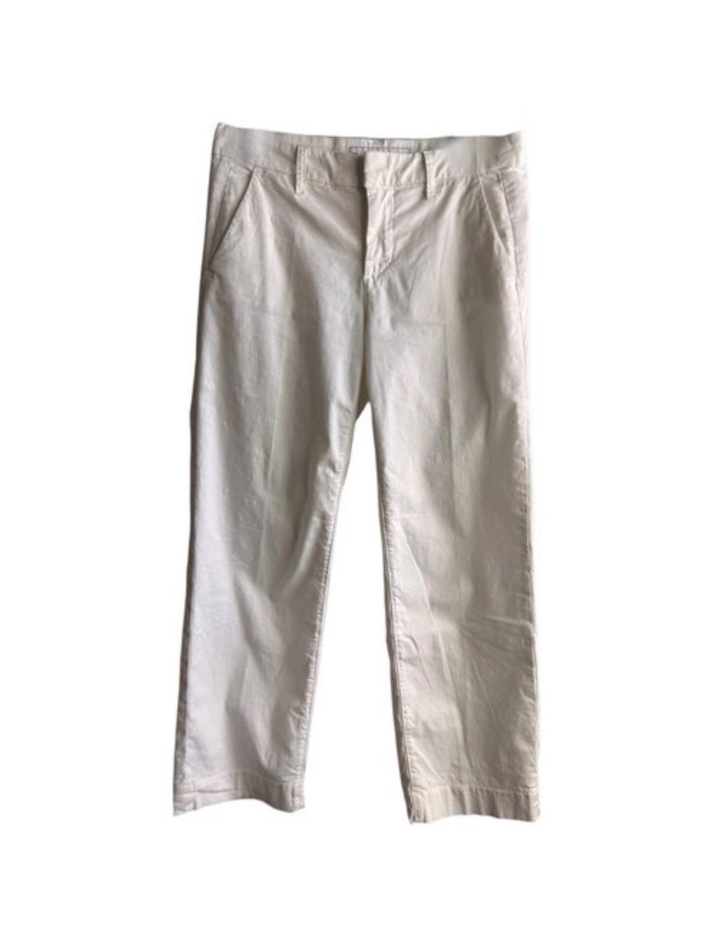 Frank & Eileen White Classic Cotton Chinos